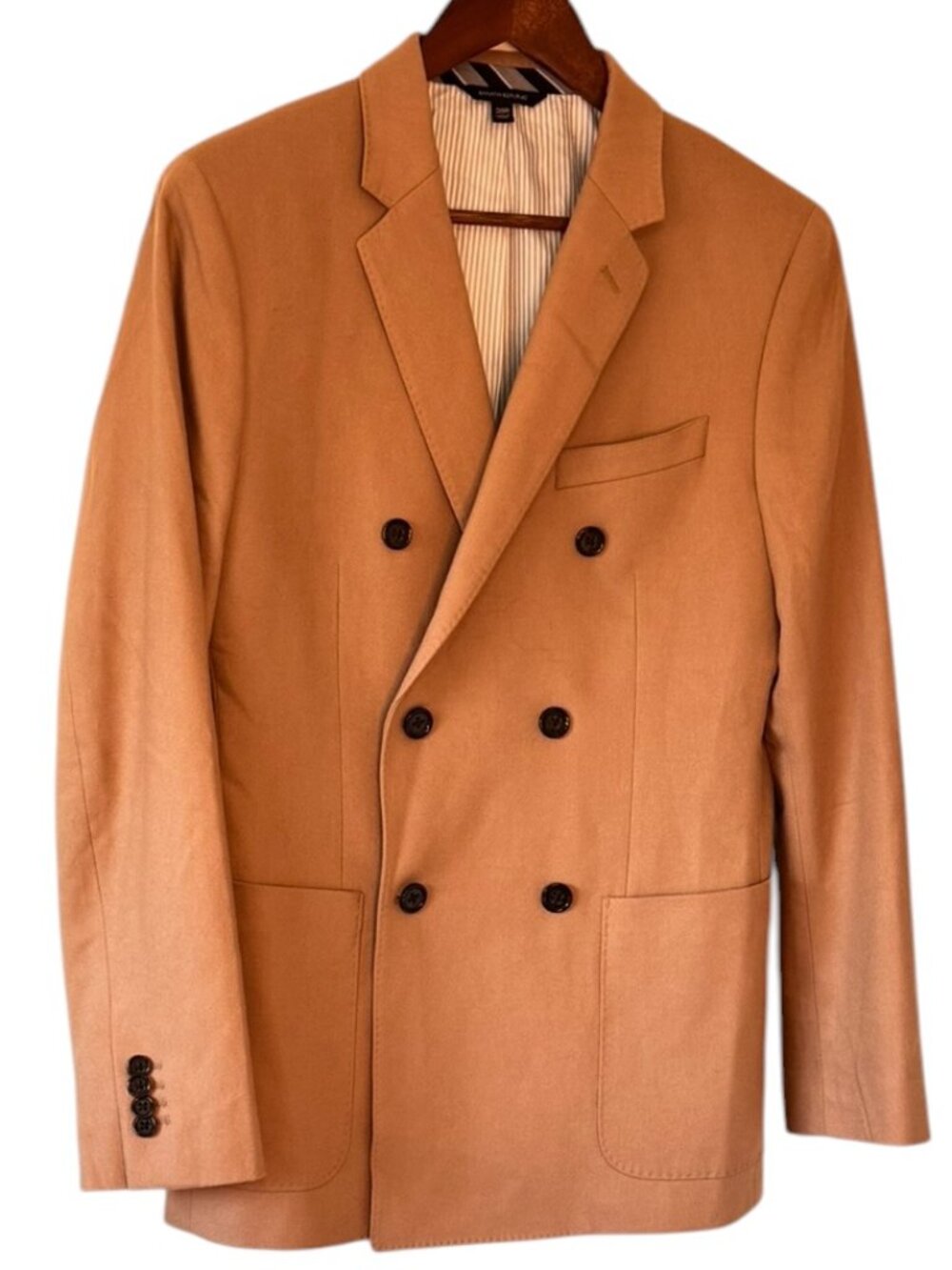 Banana Republic Tollegno 1900 Italian Cashmere Wool Blend Blazer Slim Fit 38R